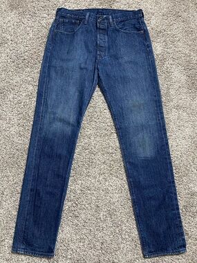Levi's 501 CT 18173-0065 Light Wash Tapered Denim 32x34 Vintage Style